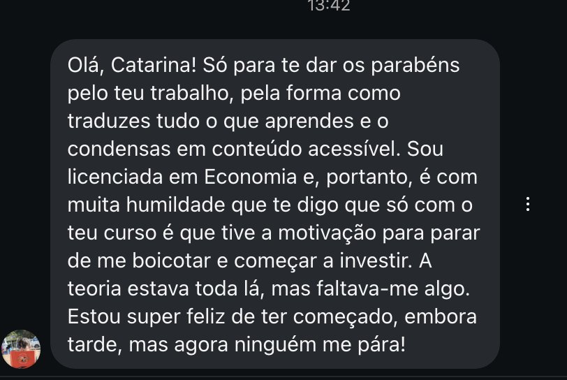 Feedback de participante