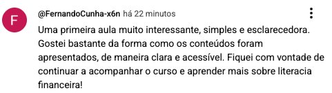 Feedback de participante