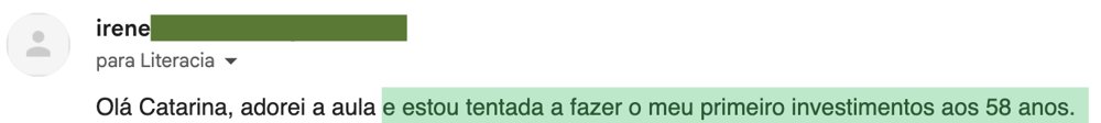 Feedback de participante