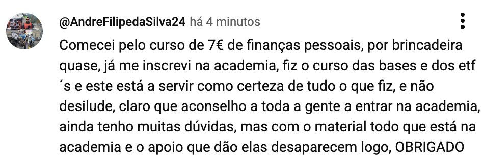 Feedback de participante