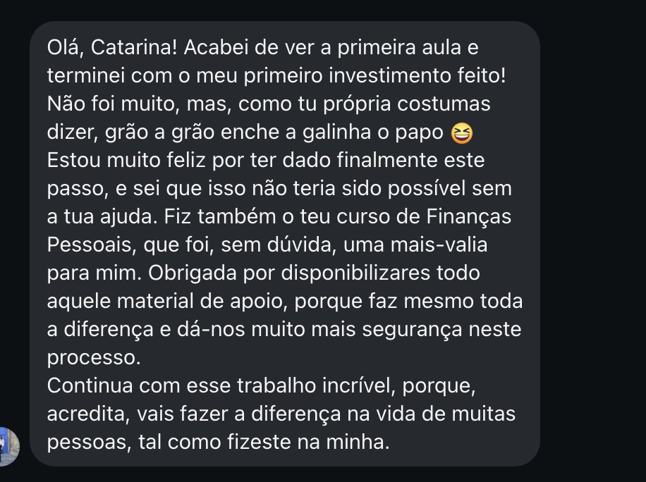 Feedback de participante