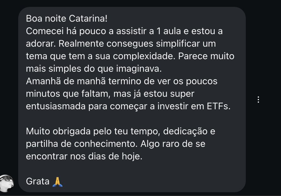 Feedback de participante