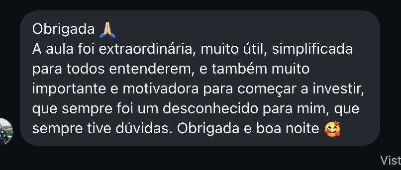 Feedback de participante