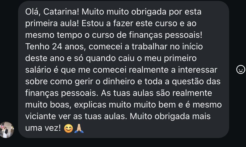 Feedback de participante